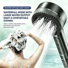 Cargar imagen en el visor de la galería, Shower Head, Handheld Shower Combination, Wall-Mounted, with Bracket/Hose and Dirt Removal Water Filter, Handheld Massage Function, 4+1 Modes Can Be Adjusted, Comfortable to the Skin, Gentle Decontamination.
