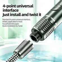 Cargar imagen en el visor de la galería, Shower Head, Handheld Shower Combination, Wall-Mounted, with Bracket/Hose and Dirt Removal Water Filter, Handheld Massage Function, 4+1 Modes Can Be Adjusted, Comfortable to the Skin, Gentle Decontamination.
